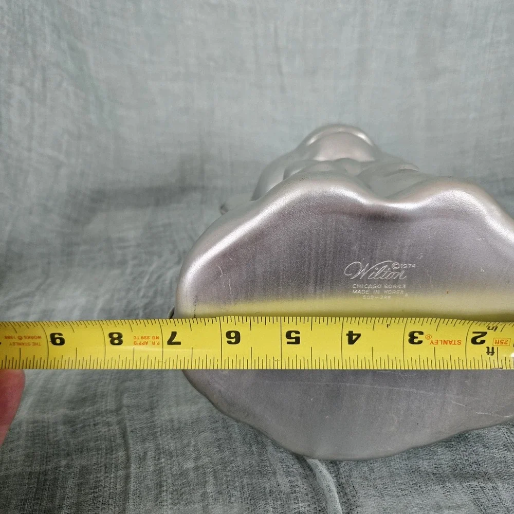 VTG 1974‎ WILTON  Lamb Cake Pans 3D 2 Piece Aluminum Easter Shower Approx 9x7x6